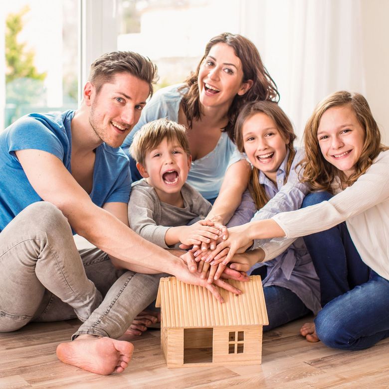 Familie Traum vom Haus